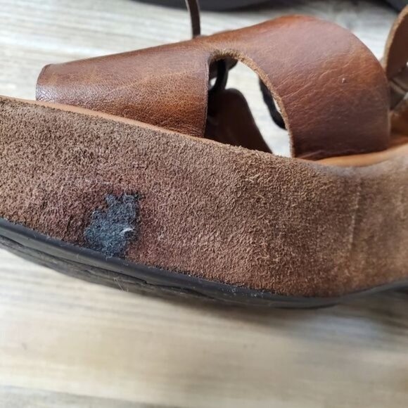 Kork ease platform leather sandals size 10 - Picture 10 of 10